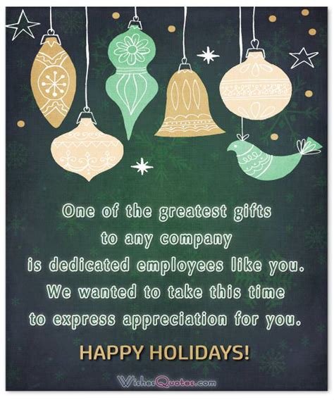 happy holiday wishes to employees